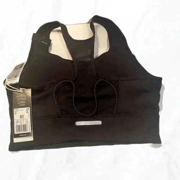 NWT  Adidas medium support running pocket performance bra M - Picture 3 of 4